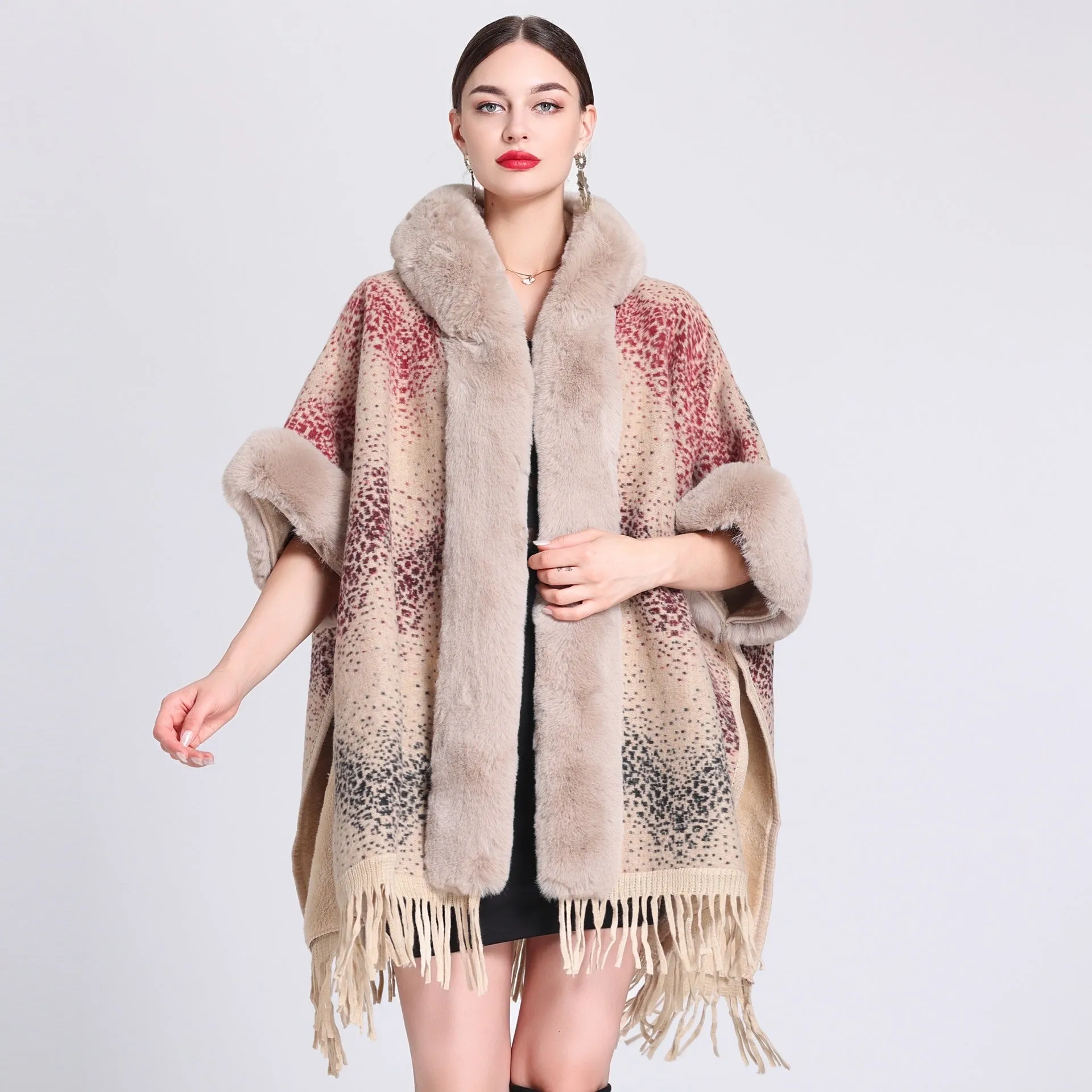 Posey Collier - Thick Velvet Cape by The Nevermore